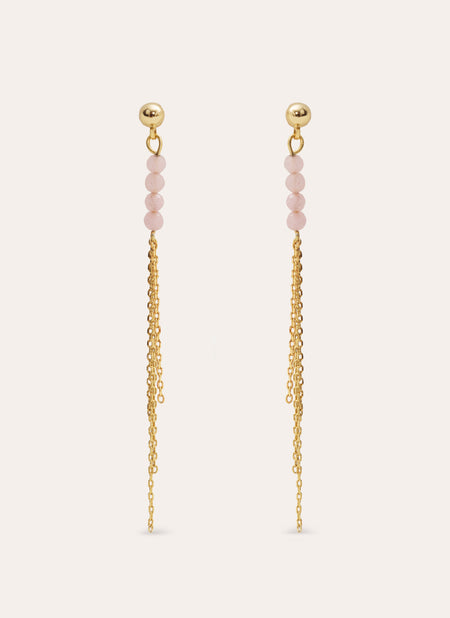 Pendientes Falling Fairy Baño Oro