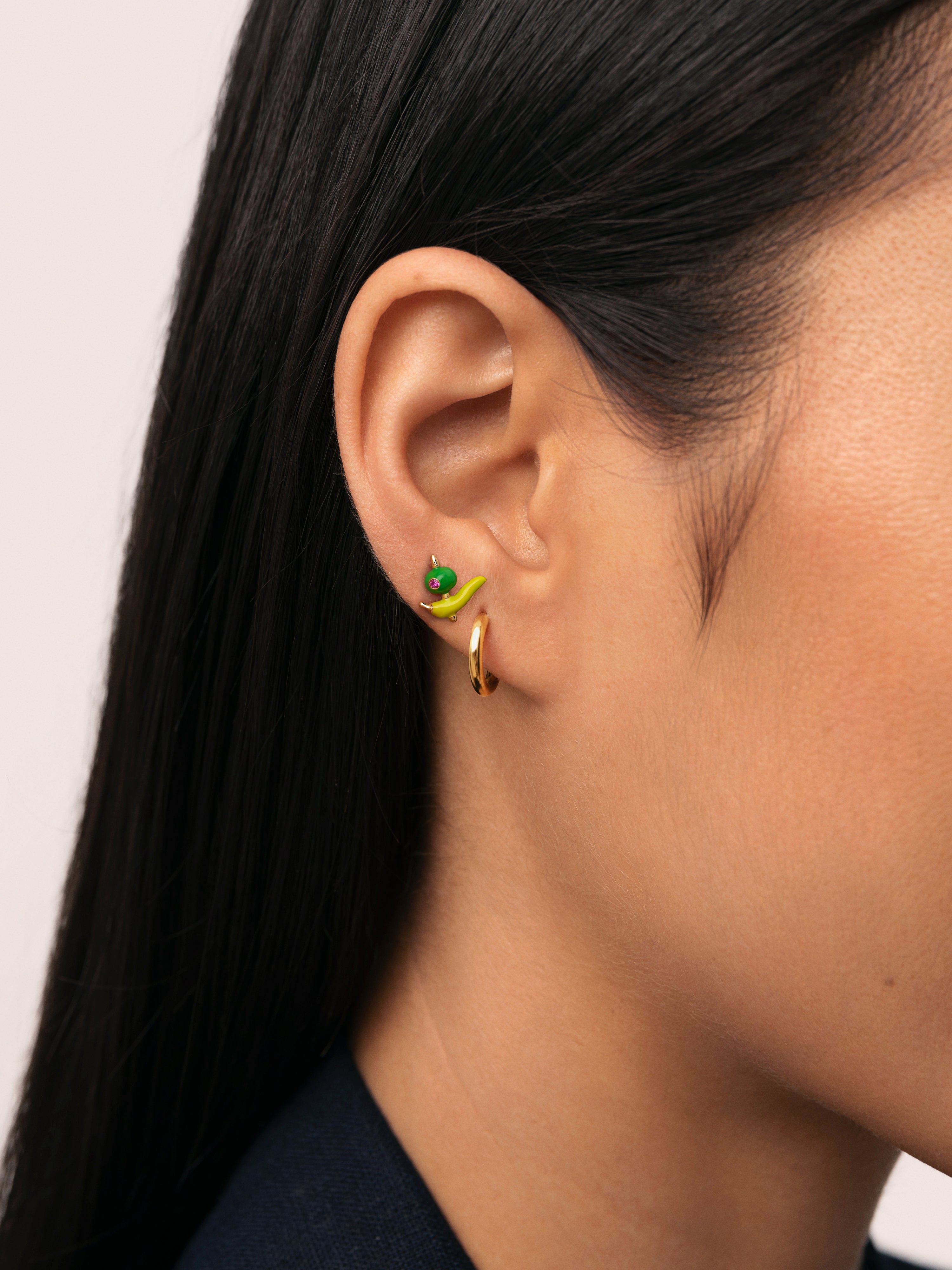 Pendiente Suelto Gilda Baño Oro