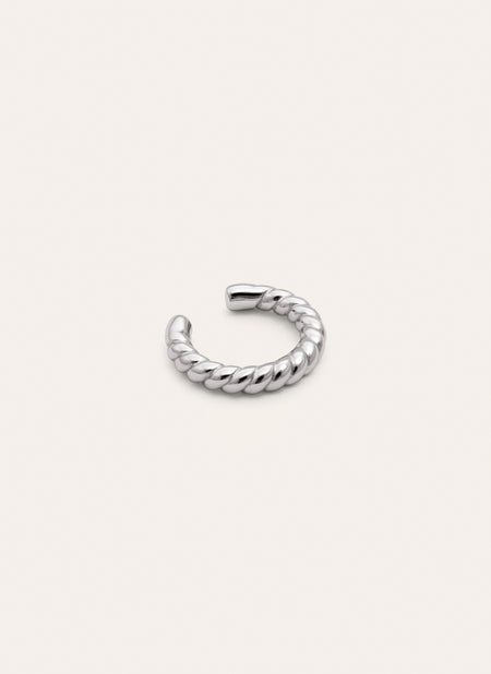 Pendiente Suelto Ear Cuff Tressia Plata