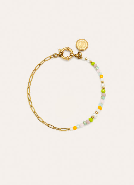 Pulsera Chic Nora Acero Baño Oro