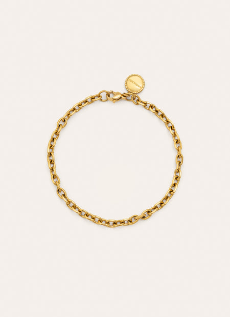 Pulsera Orla Rope Acero Baño Oro
