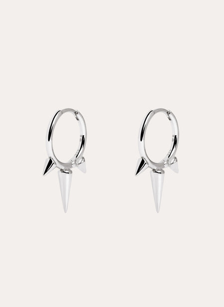 Pendientes Rolling Plata