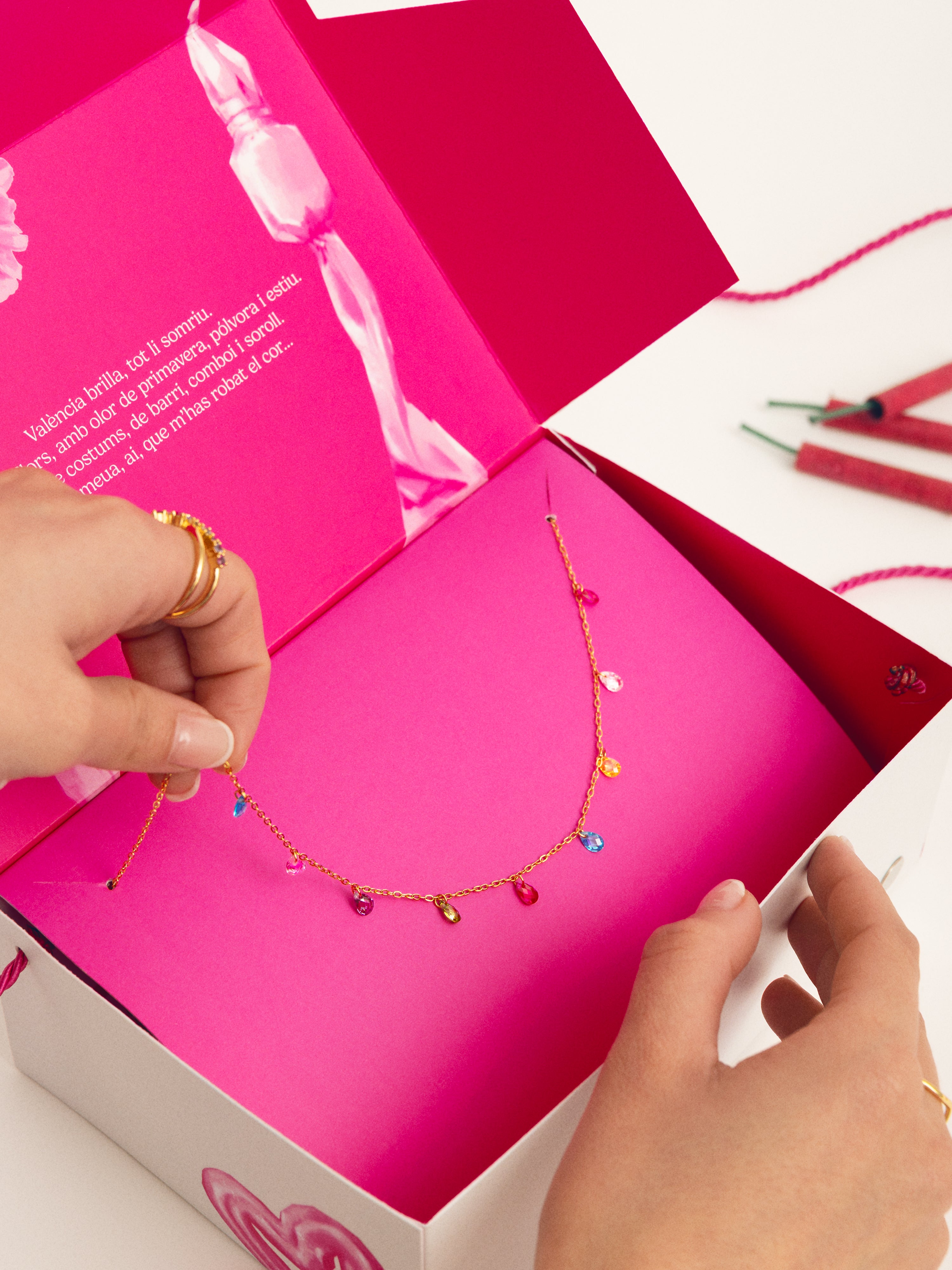 Xiqueta Meua Geschenkset Edelstahl vergoldet