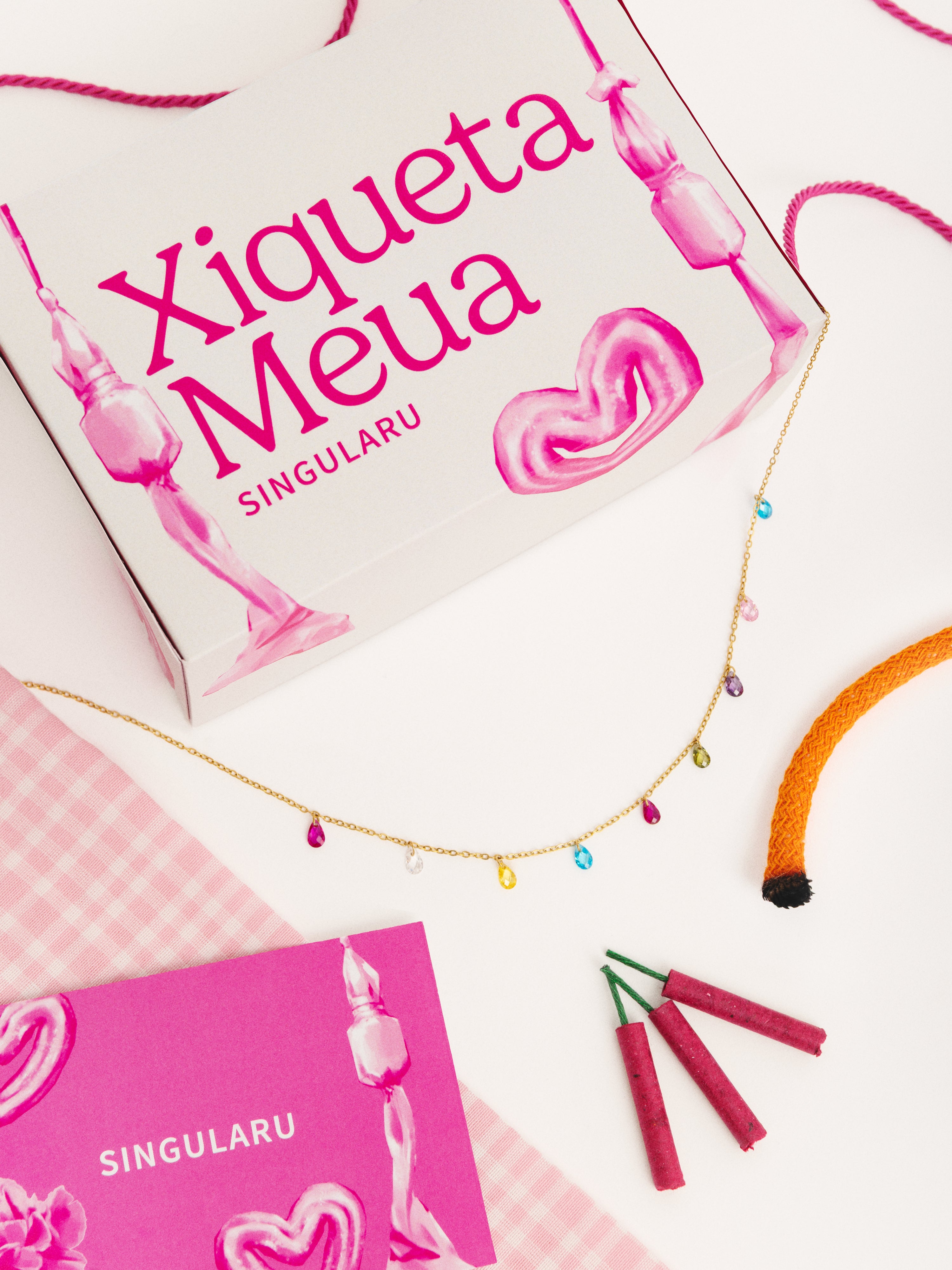 Xiqueta Meua Geschenkset Edelstahl vergoldet