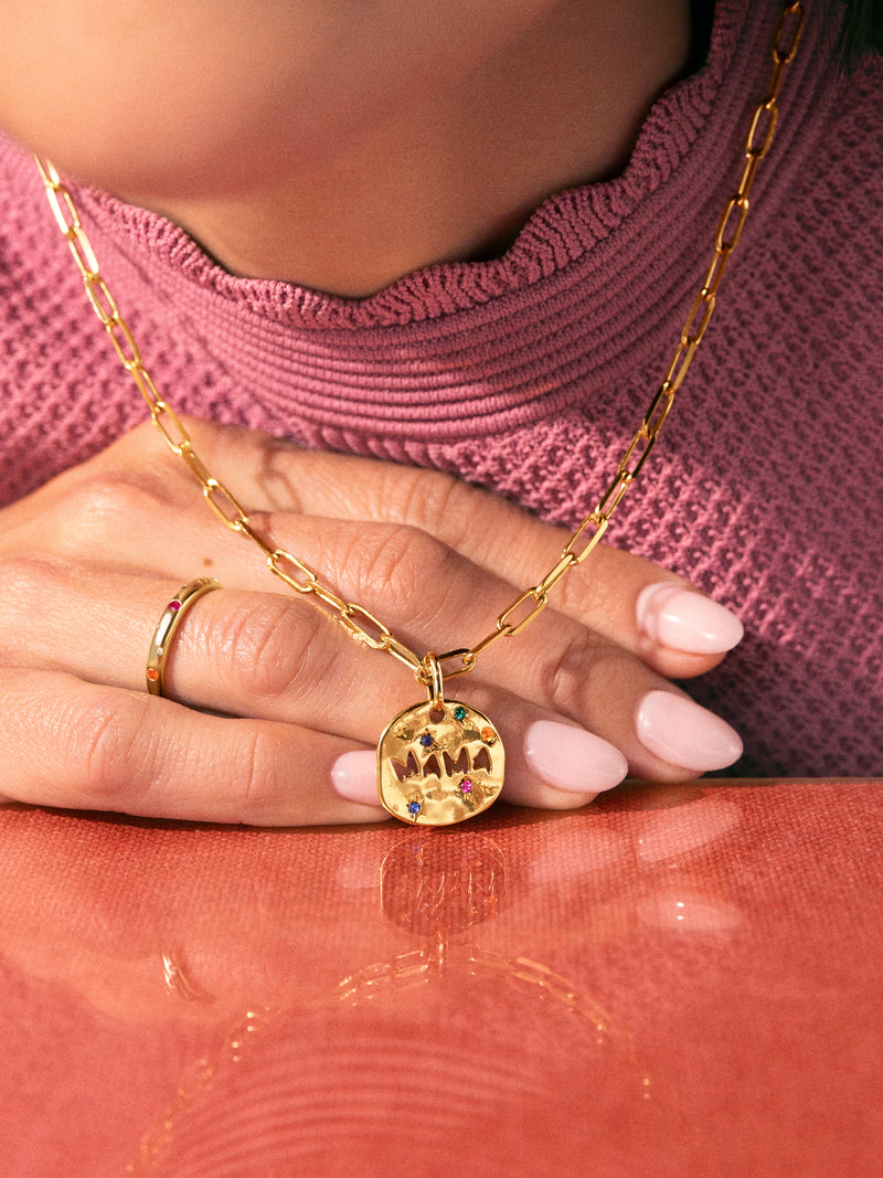 Charm Mamá Banho de Ouro