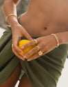 Trinity Ring Edelstahl mit 18kt Goldbeschichtung - vista 4