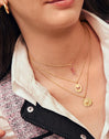 Charm Letter Spark Sakura 18K Gold Plated