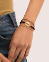 Pulseira Birthstone Banhada a Ouro
