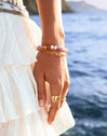 Pulsera Bali Chic Steine Edelstahl mit 18kt Goldbeschichtung