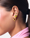 Boucle D’oreille à L’unité Gilda Plaqué Or