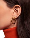 Pendientes Aro Carmen L Baño Oro