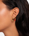 Cleo M Gold Hoop Single Earring