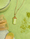Charm Matcha Banho de Ouro