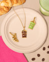 Charm Croissant Baño Oro