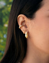 Pendiente Suelto Ear Cuff Hailey Baño Oro