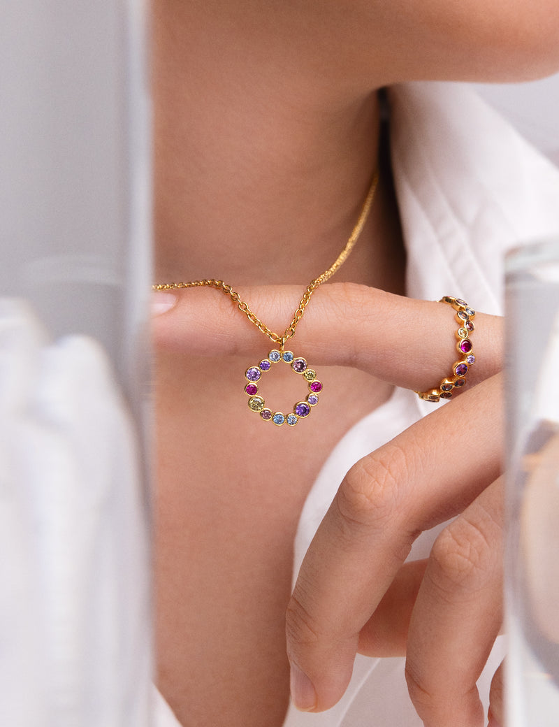 Bubbles Gold Necklace