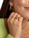 Clover Ring Gold Plated