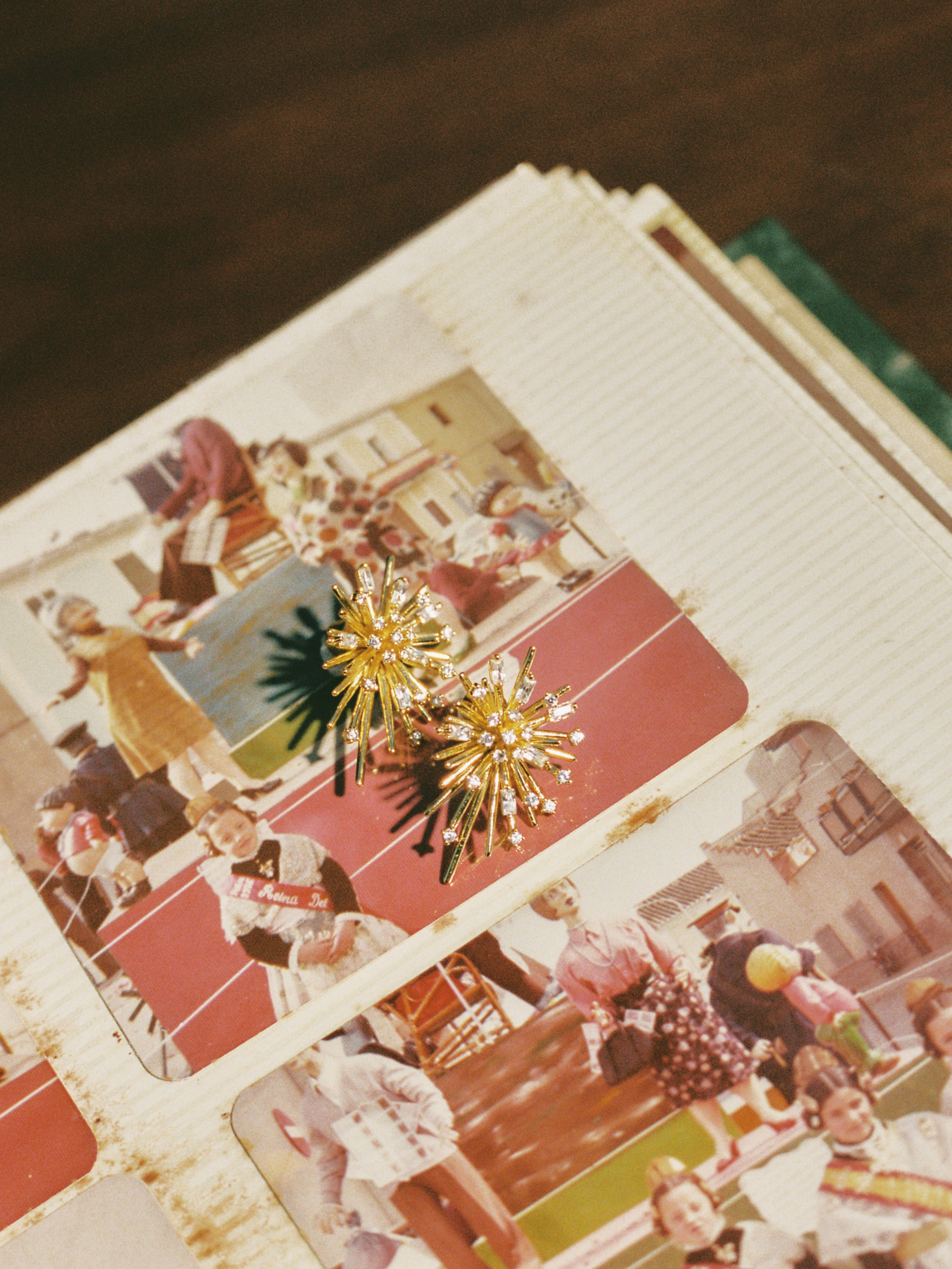 Nit del Foc Ohrringe vergoldet