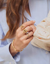 Ring One Link Edelstahl mit 18kt Goldbeschichtung - vista 5