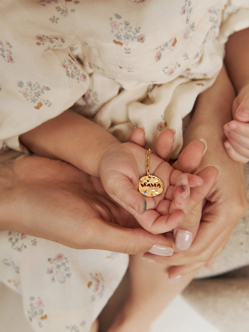 Charm Mamá Banho de Ouro