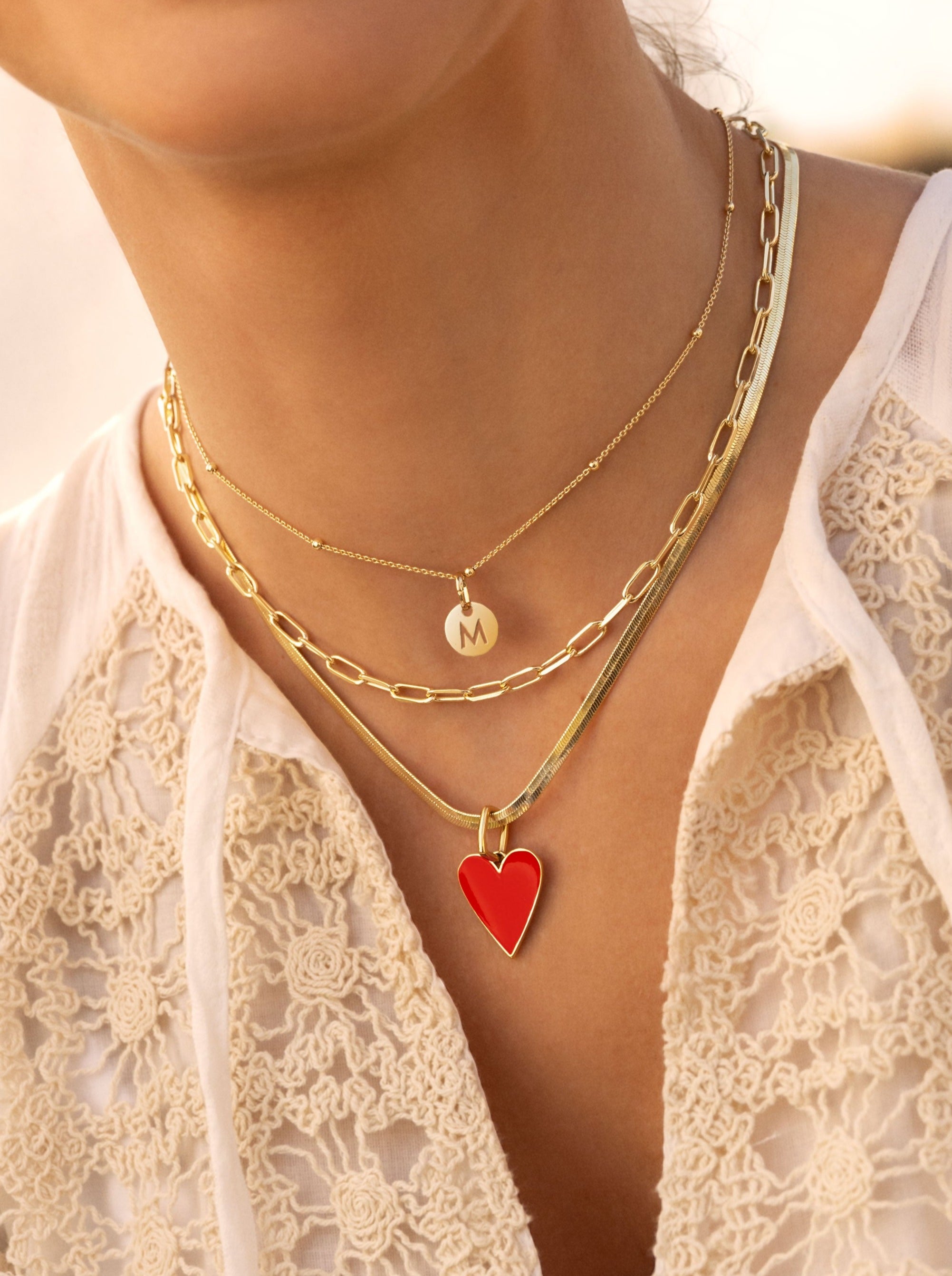 Colar Personalizado Mini Medallion Banhado a Ouro