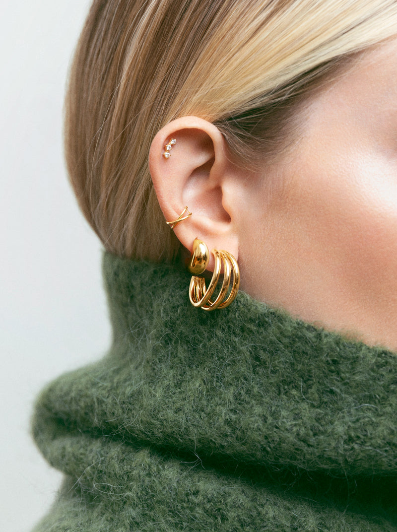 Rain Gold Earrings