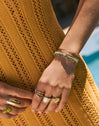 Pulsera Full Daylight Acero Baño Oro