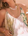 Collar Cleopatra Acero Baño Oro