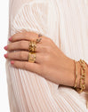 Bague Bougainvillier Plaqué Or