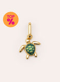 Charm Tartaruga Banho de Ouro