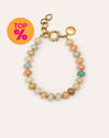 Bracciale Ámbar Stones Acciaio Placcato Oro