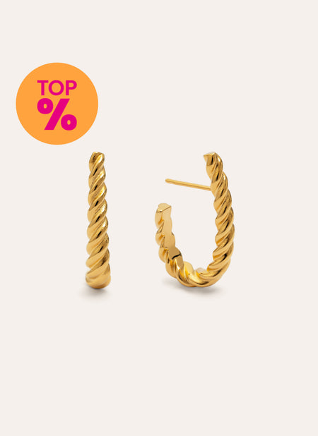 Tressia Gold Earrings 