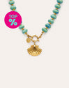 Collier Shelly Acier Plaqué Or