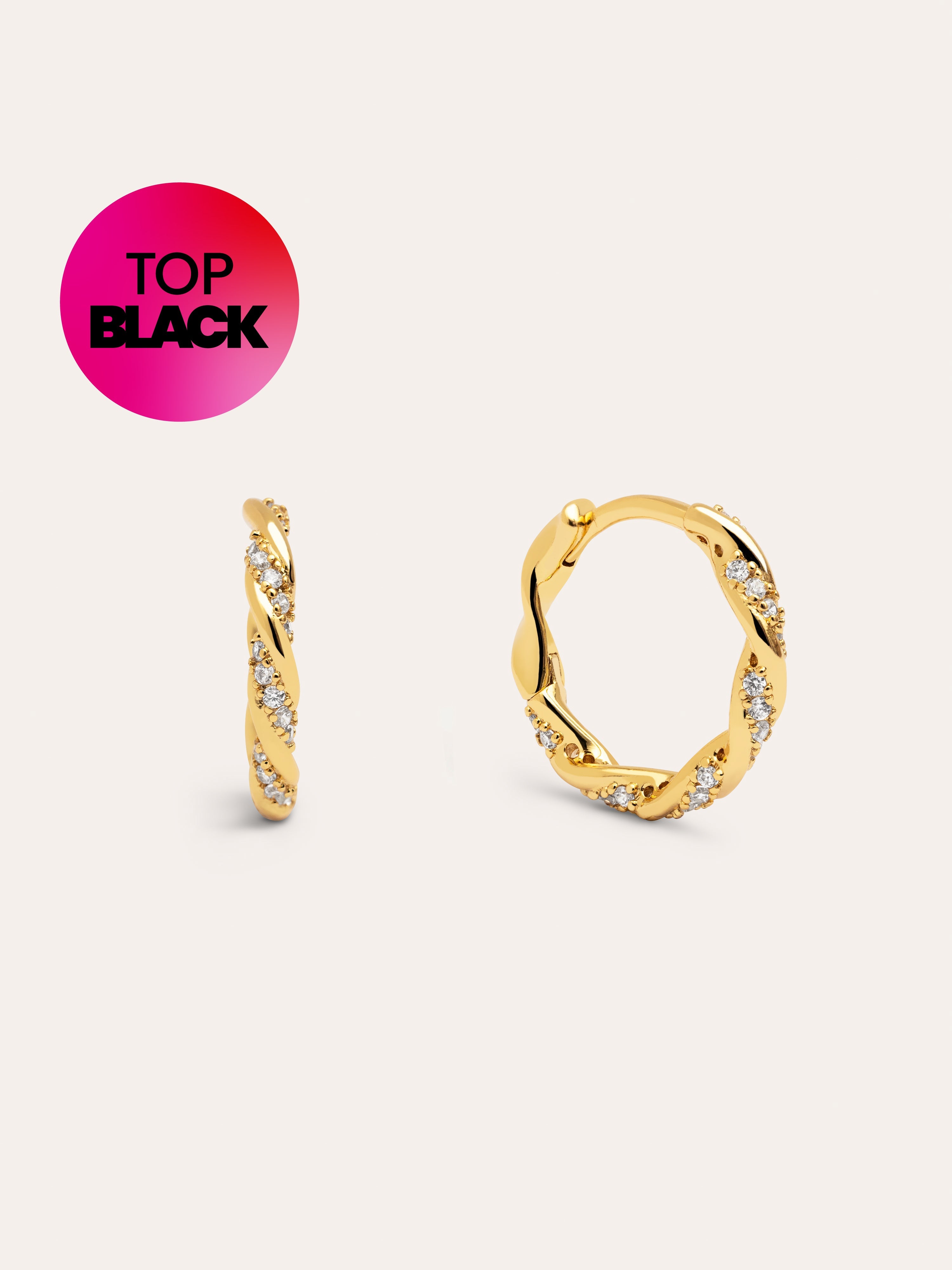 Pendientes Aro Naval Baño Oro