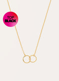 Circles Twist Gold Necklace