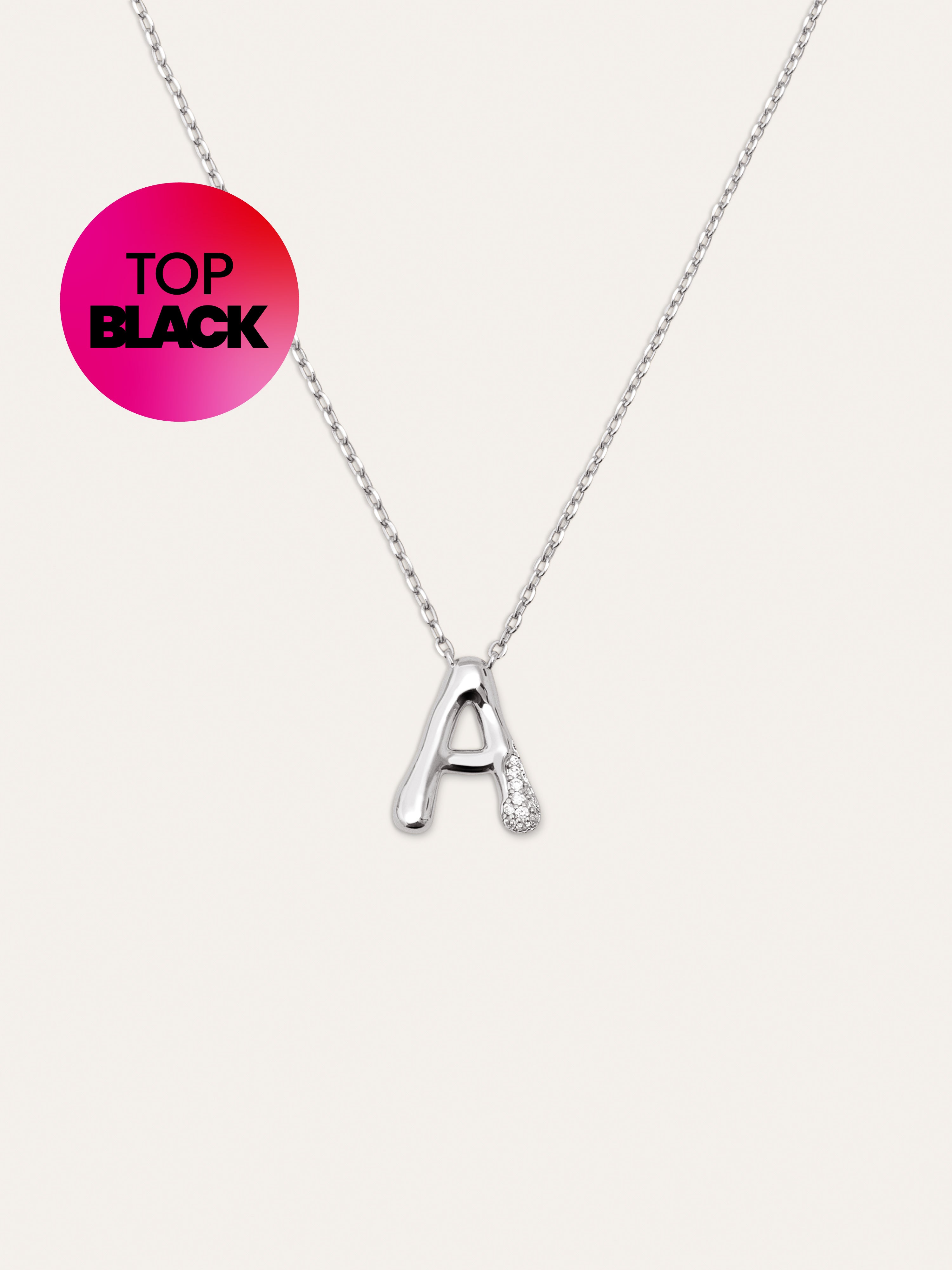 Personalized Shiny Letter Necklace
