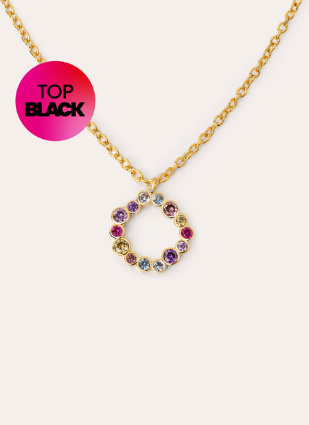 Collar Bubbles Baño Oro