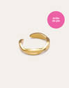 Anillo Pie Infinite Acero Baño Oro