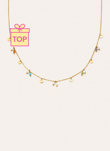 Shamira Stainless Steel Gold Necklace