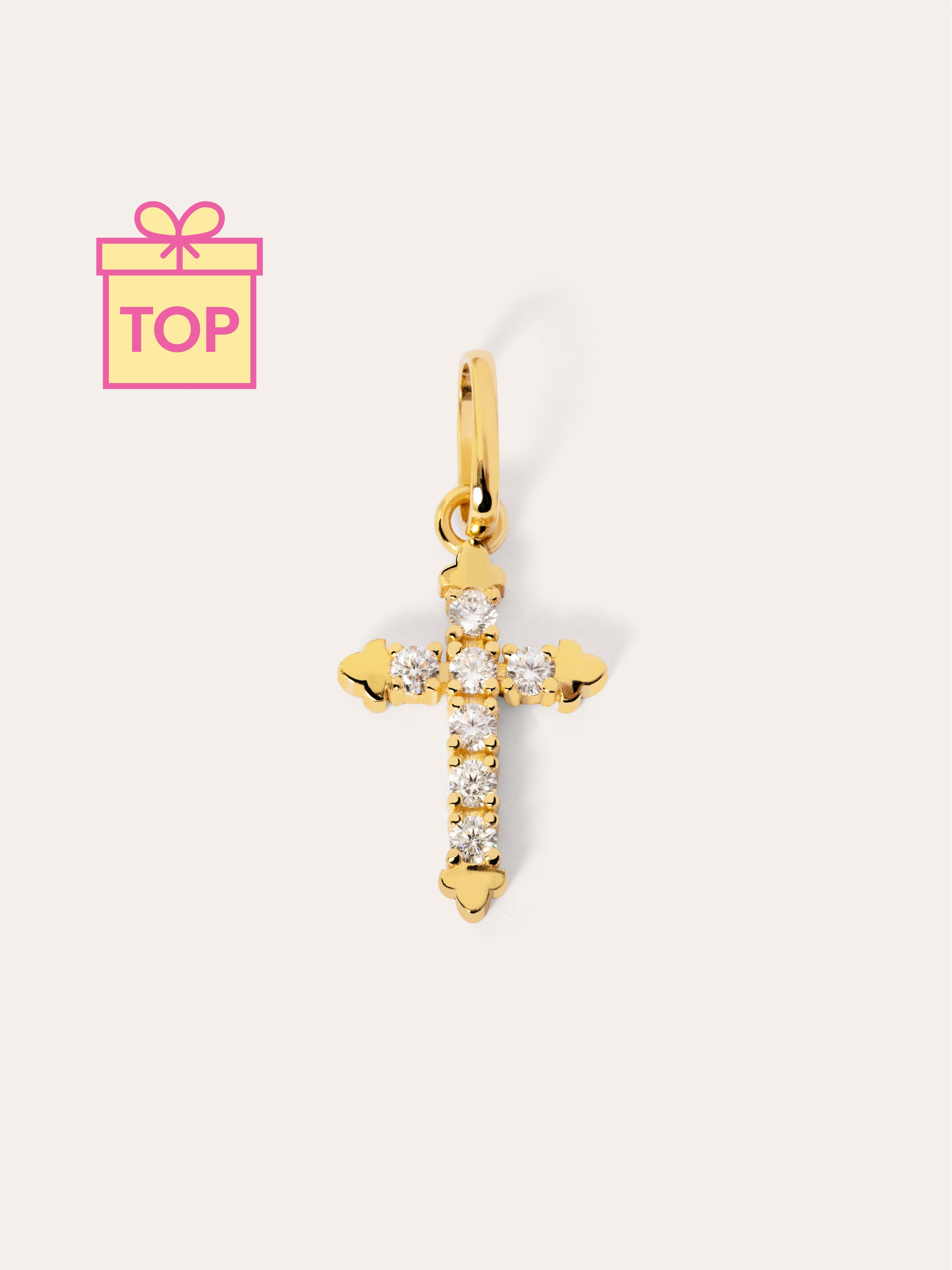 Charm Penélope Plata Baño Oro