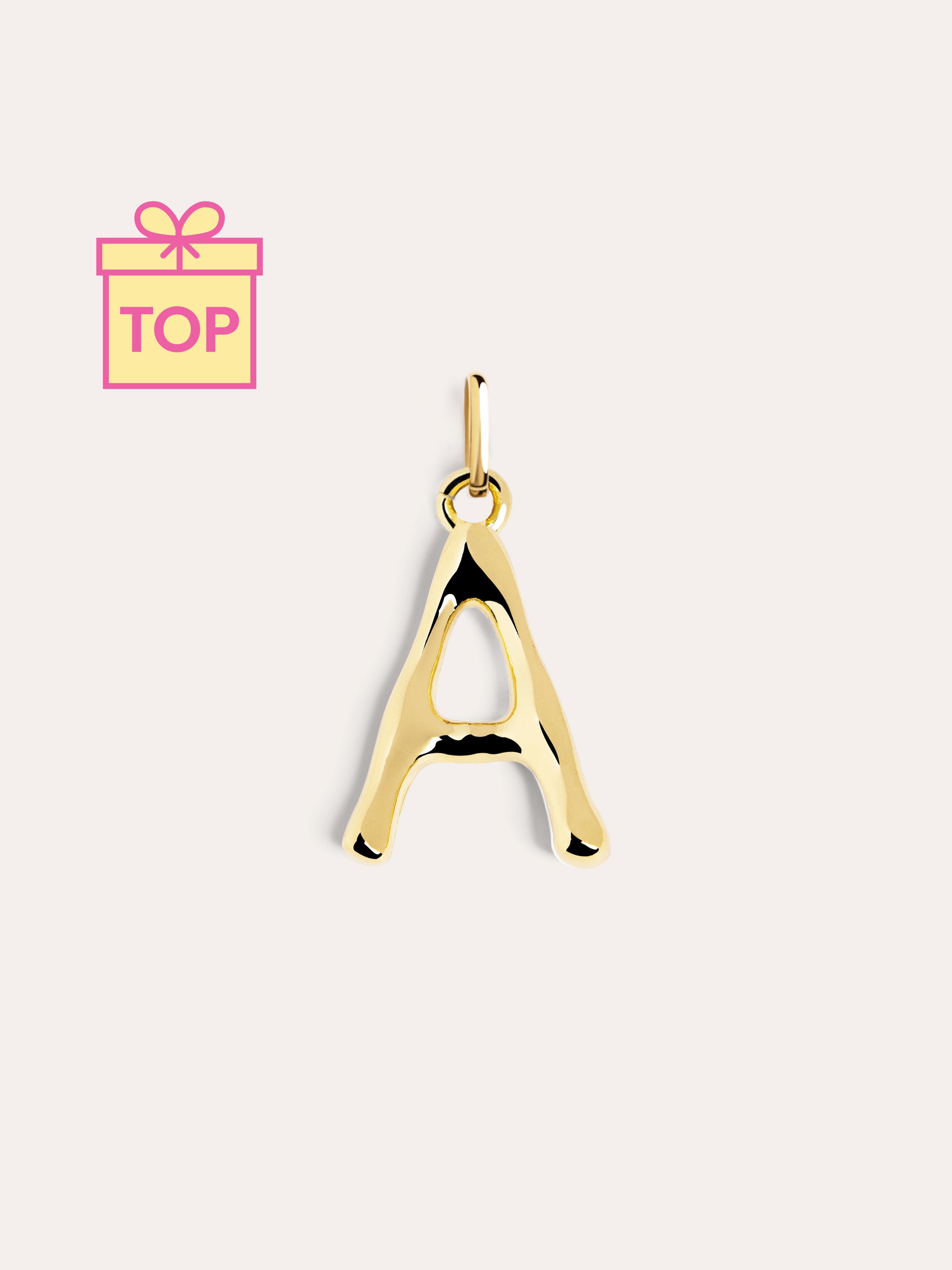 Letter XL Gold Charm