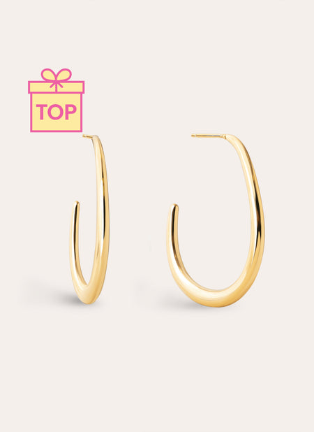 Bulky Stainless Steel Earrings