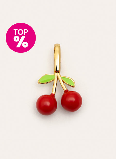 Cherry Gold Charm