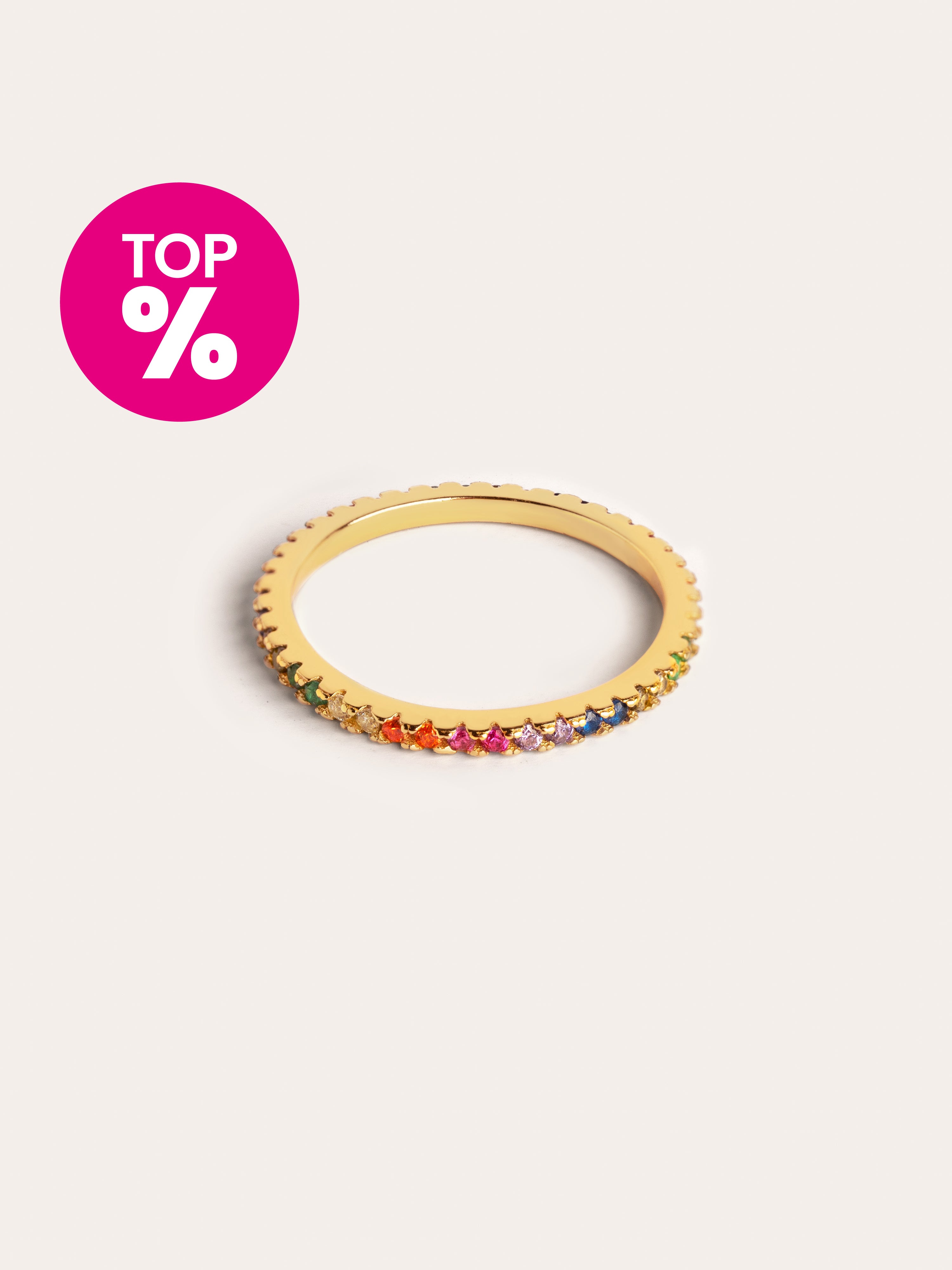 Cleo Colors Gold Ring