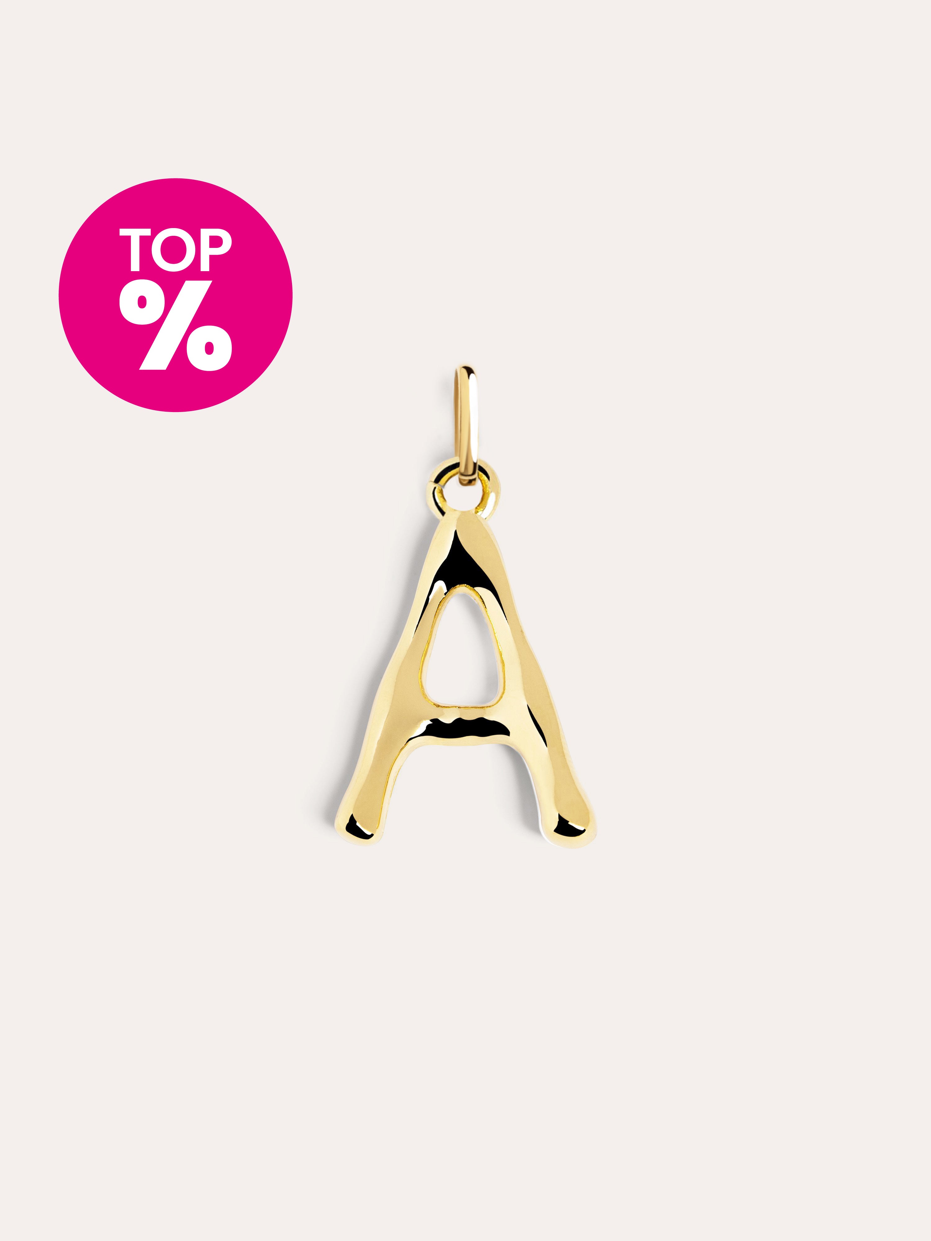 Letter XL Gold Charm