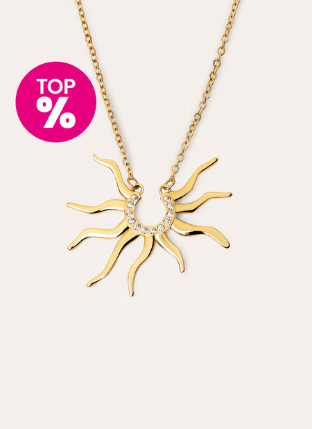 Sole Mio Gold Necklace