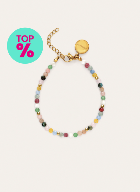 Bracelet Altea Colors Acier Plaqué Or