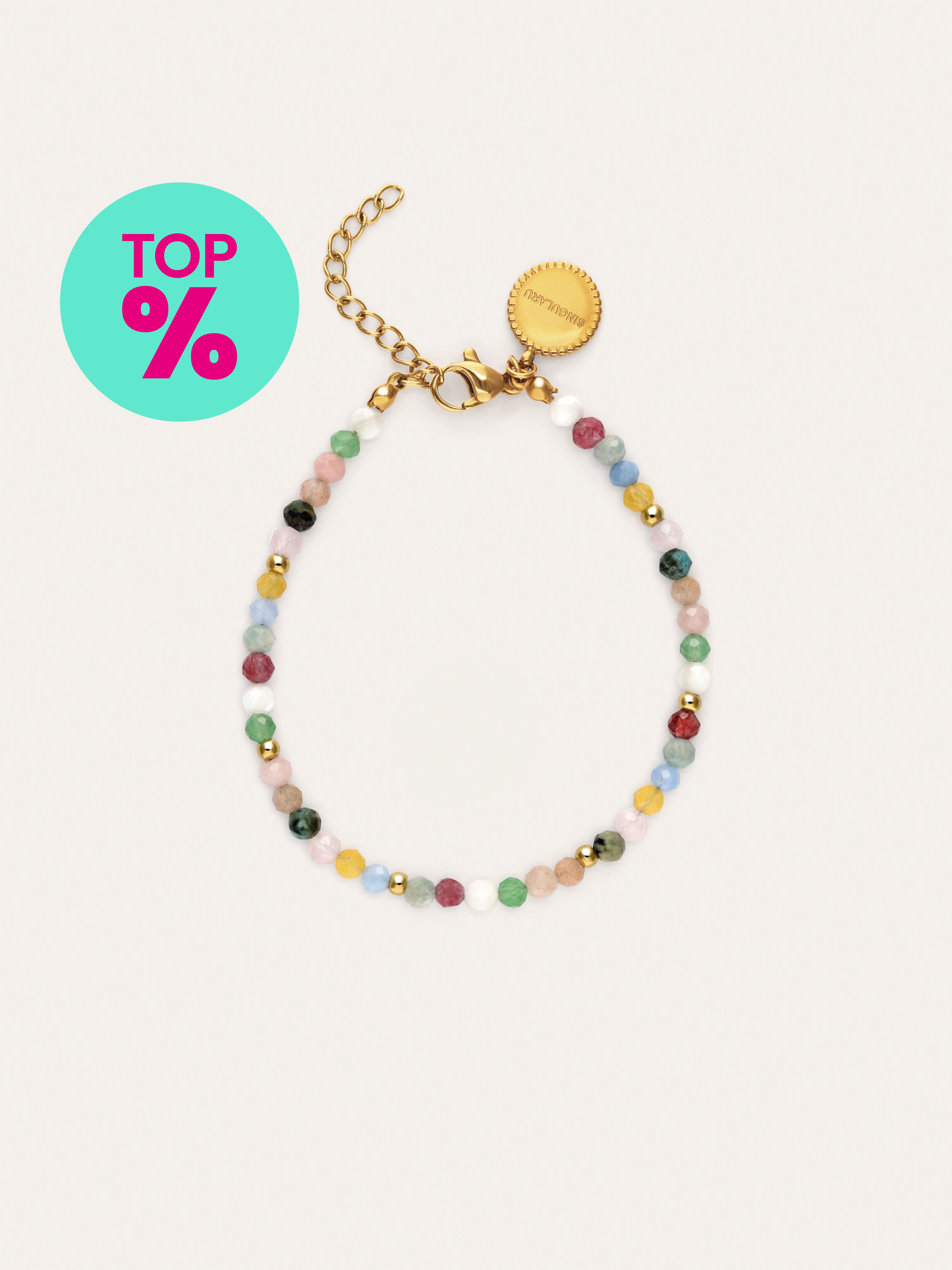 Altea Colors Armband, Edelstahl, vergoldet