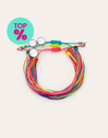 3 Pack Rainbow Fruits Stainless Steel Bracelets