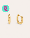 Starla Gold Hoop Earrings